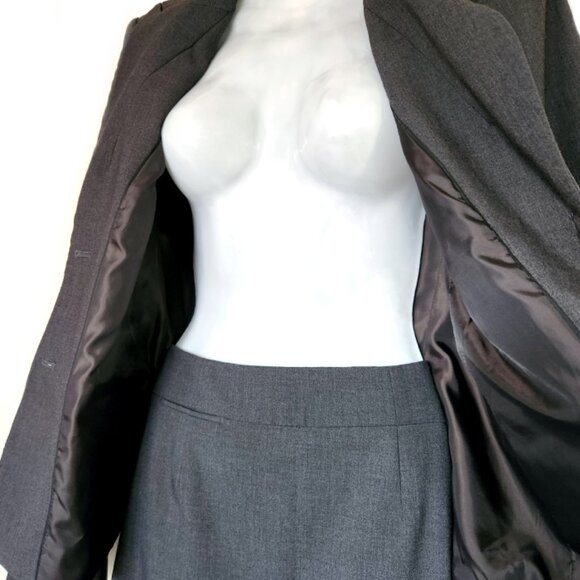 Calvin Klein Career Professional Blazer with Skirt Suit Set - Picture 5 of 8